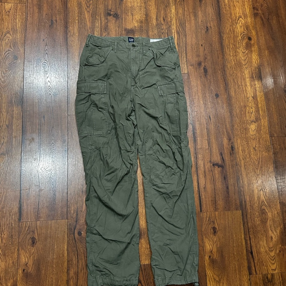 Men's Olive Cargo Pants